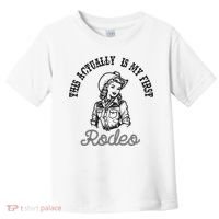 This Actually Is My First Rodeo Coastal Cowgirl Toddler T-Shirt thumb 0