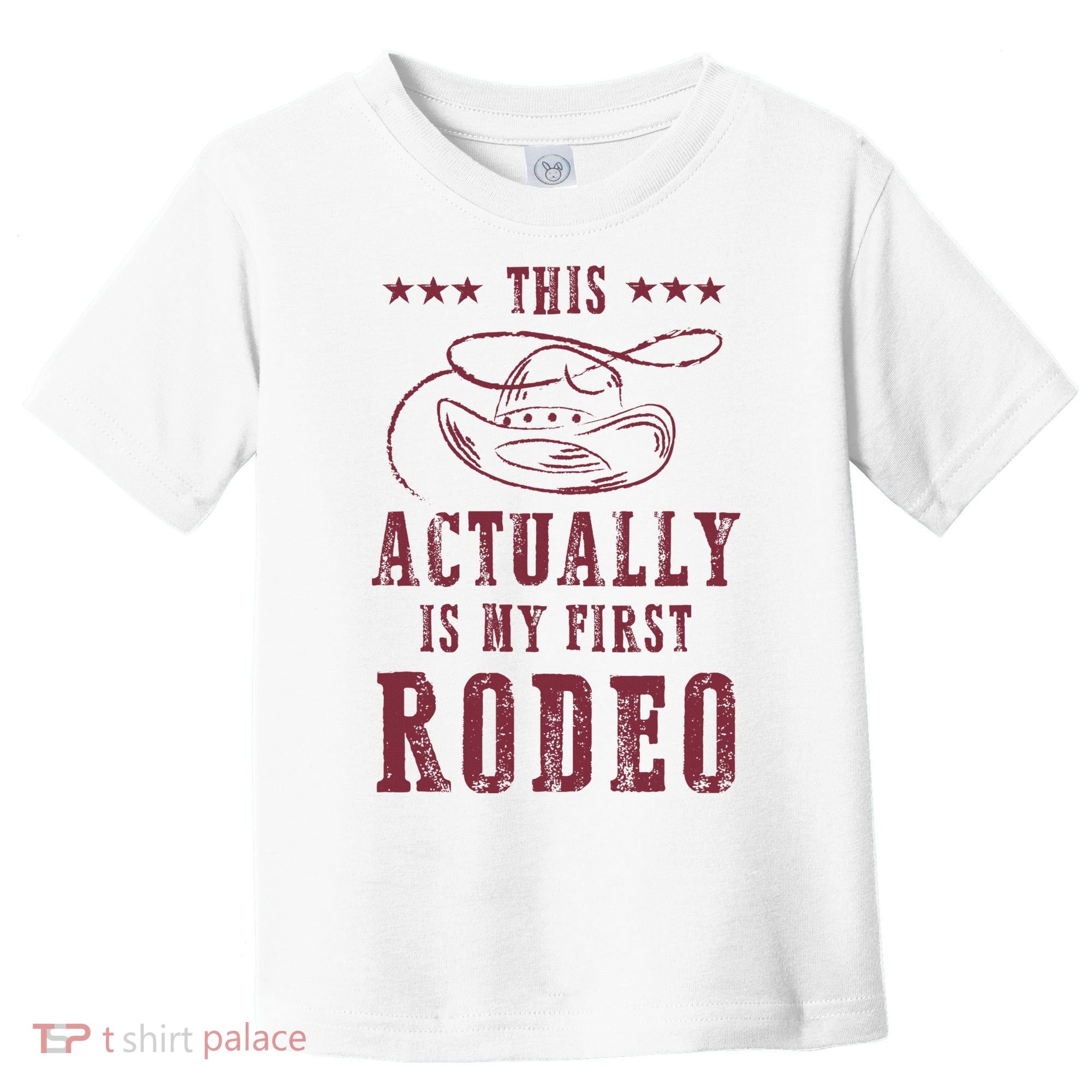 This Actually Is My First Rodeo Cowboy Toddler T-Shirt