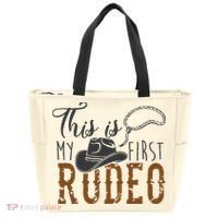This Actually Is My First Rodeo Tote Bag thumb 0