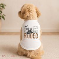This Actually Is My First Rodeo Doggie Tank thumb 2