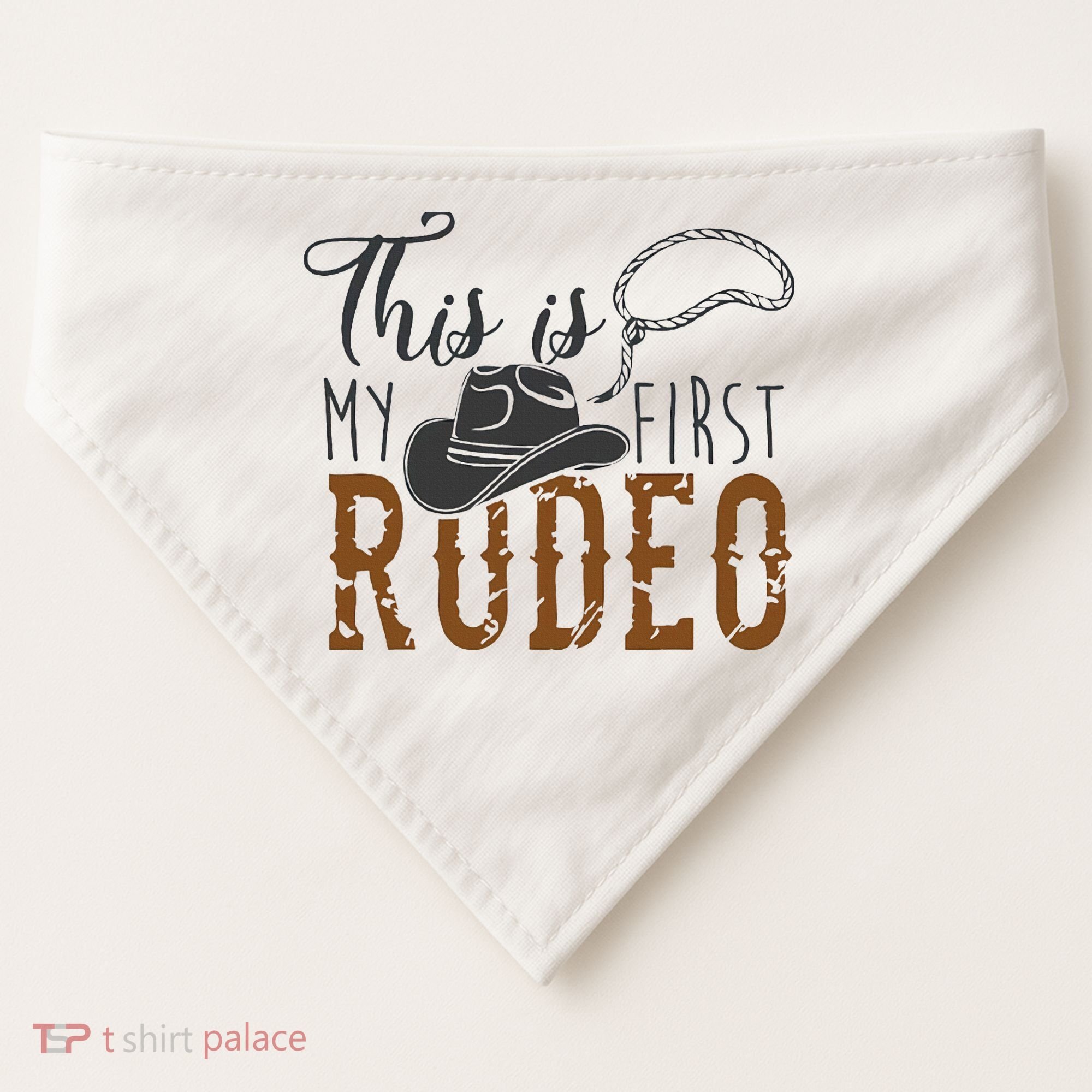 This Actually Is My First Rodeo USA-Made Doggie Bandana
