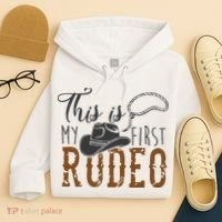 This Actually Is My First Rodeo Hoodie thumb 4
