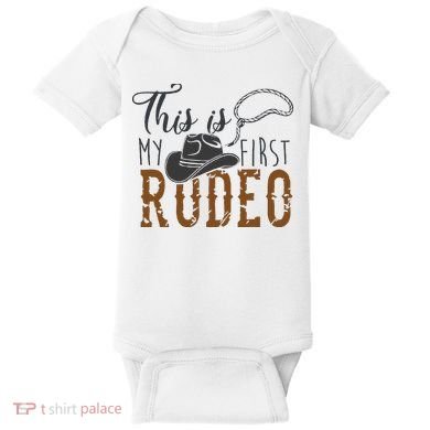 This Actually Is My First Rodeo Baby Bodysuit