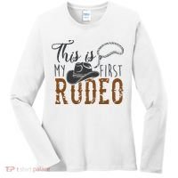This Actually Is My First Rodeo Women's Long Sleeve Shirt thumb 0