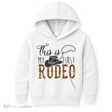 This Actually Is My First Rodeo Kids Hoodie