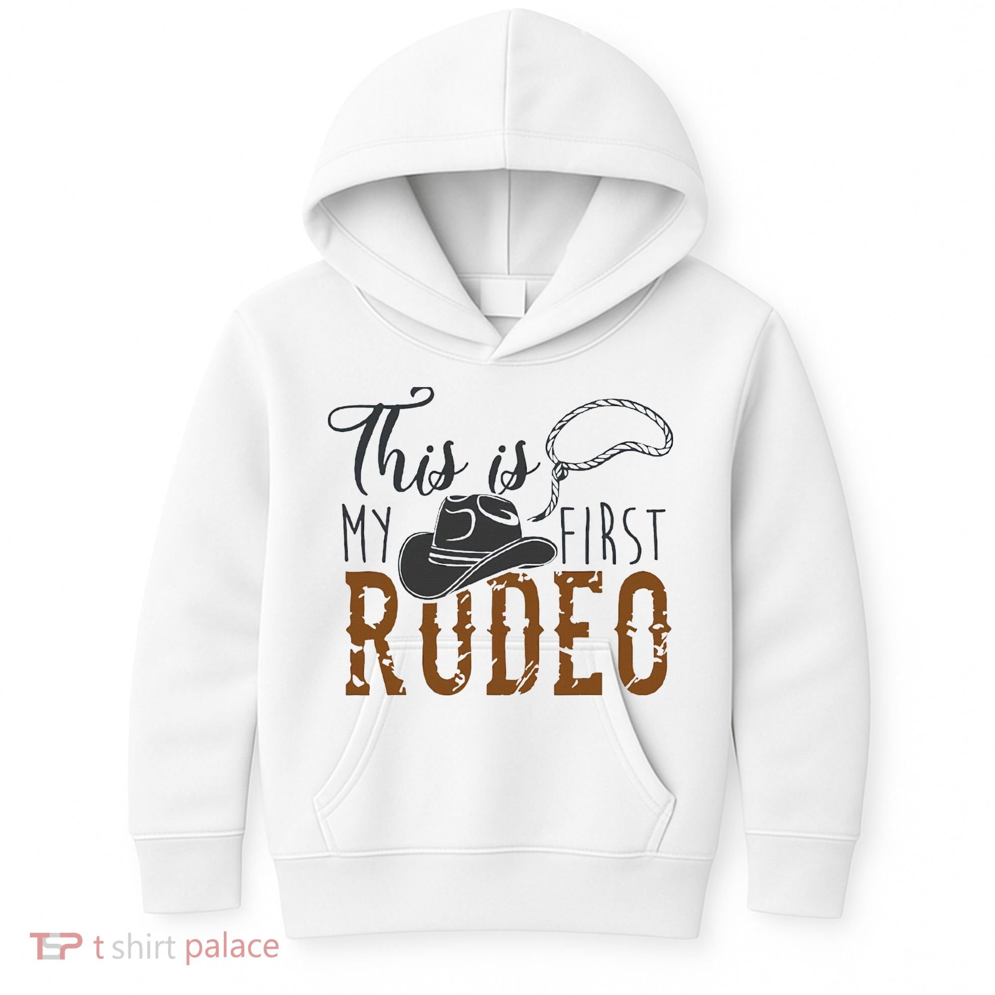 This Actually Is My First Rodeo Kids Hoodie