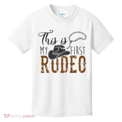 This Actually Is My First Rodeo Kids T-Shirt