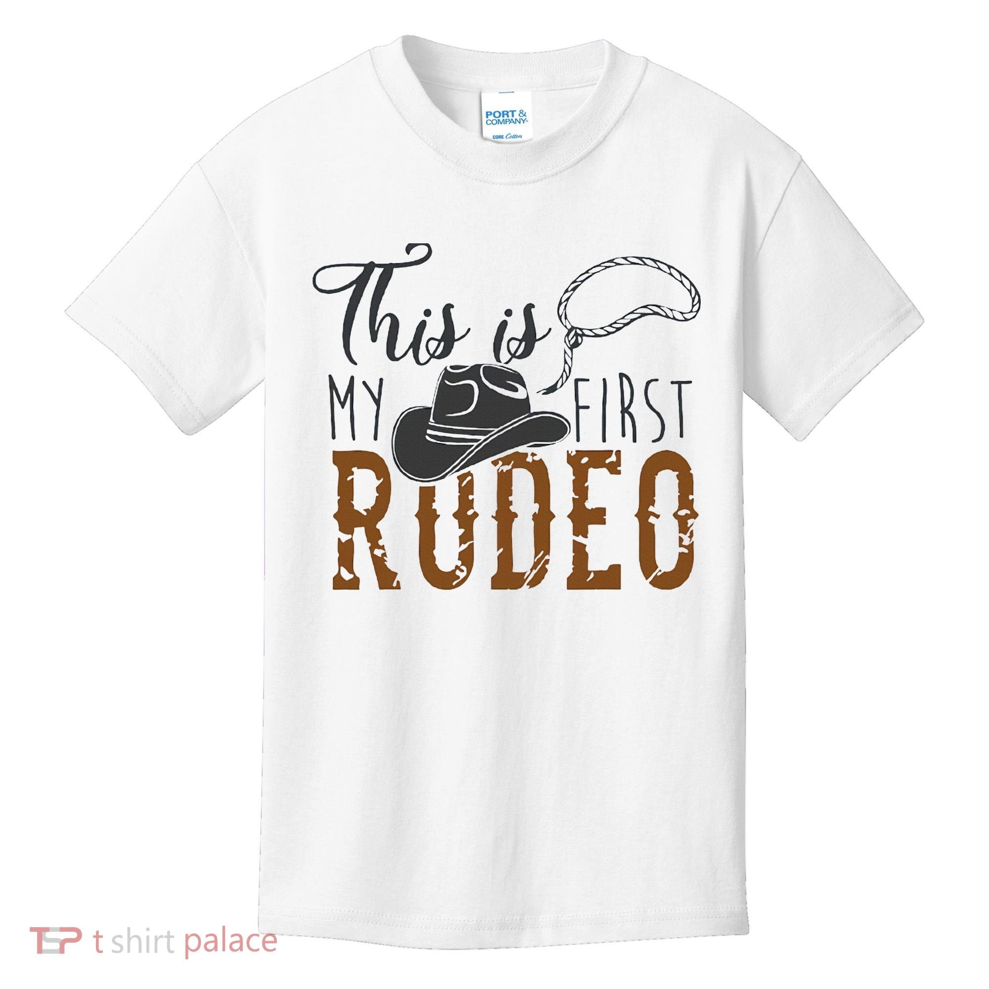 This Actually Is My First Rodeo Kids T-Shirt