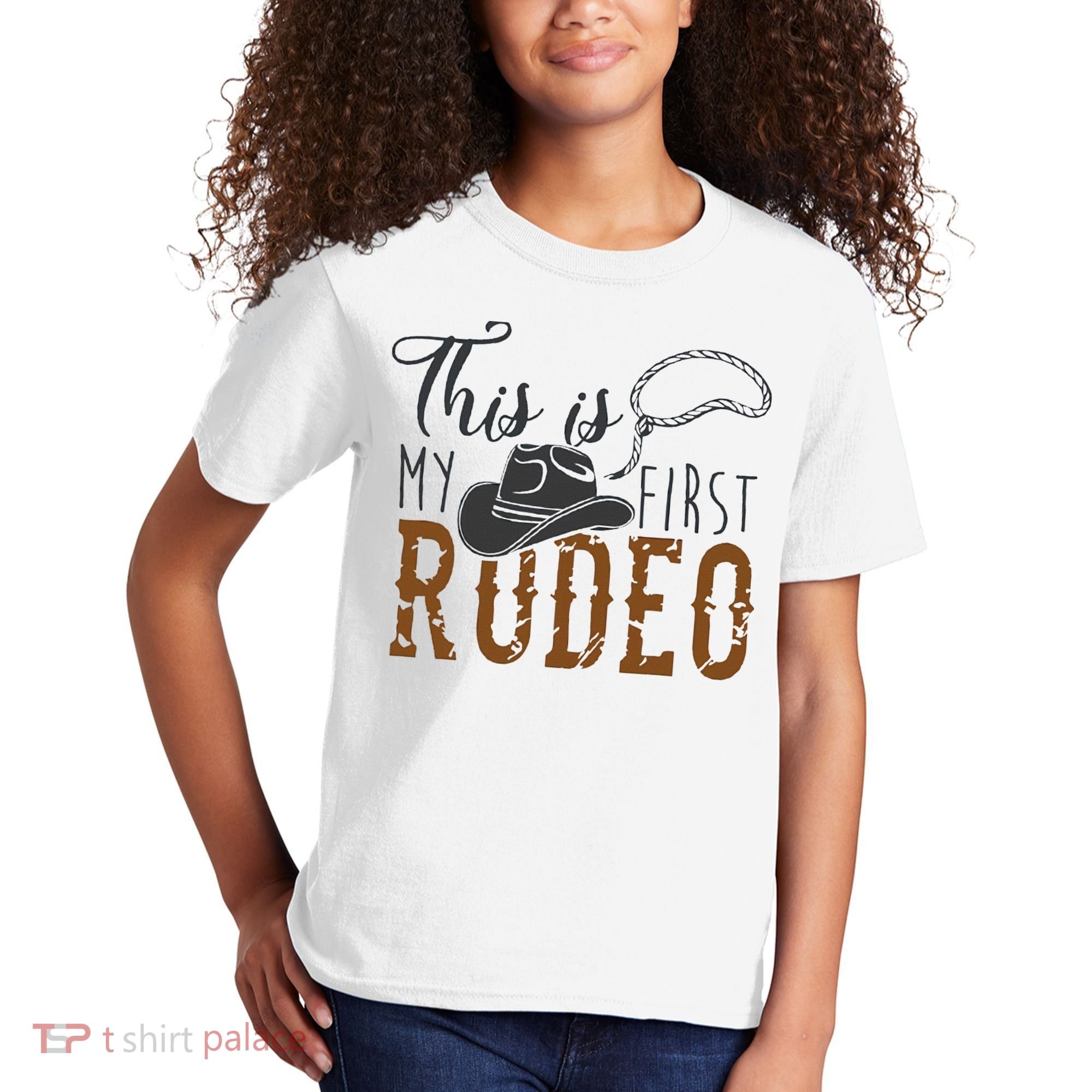This Actually Is My First Rodeo Kids T-Shirt