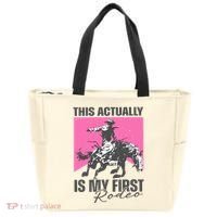 This Actually Is My First Rodeo Tote Bag thumb 0
