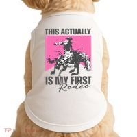 This Actually Is My First Rodeo Doggie Tank thumb 0