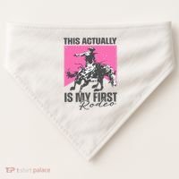 This Actually Is My First Rodeo USA-Made Doggie Bandana thumb 0