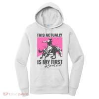 This Actually Is My First Rodeo Women's Hoodie thumb 0