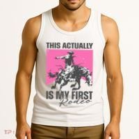 This Actually Is My First Rodeo Tank Top thumb 3