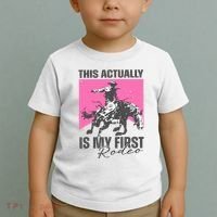 This Actually Is My First Rodeo Toddler T-Shirt thumb 2