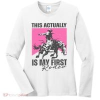 This Actually Is My First Rodeo Women's Long Sleeve Shirt thumb 0
