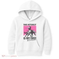 This Actually Is My First Rodeo Kids Hoodie thumb 0