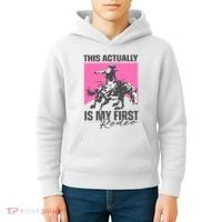 This Actually Is My First Rodeo Kids Hoodie thumb 4