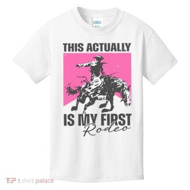 This Actually Is My First Rodeo Kids T-Shirt