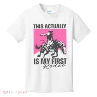 This Actually Is My First Rodeo Kids T-Shirt thumb 0
