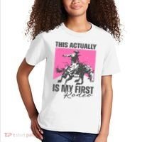 This Actually Is My First Rodeo Kids T-Shirt thumb 2