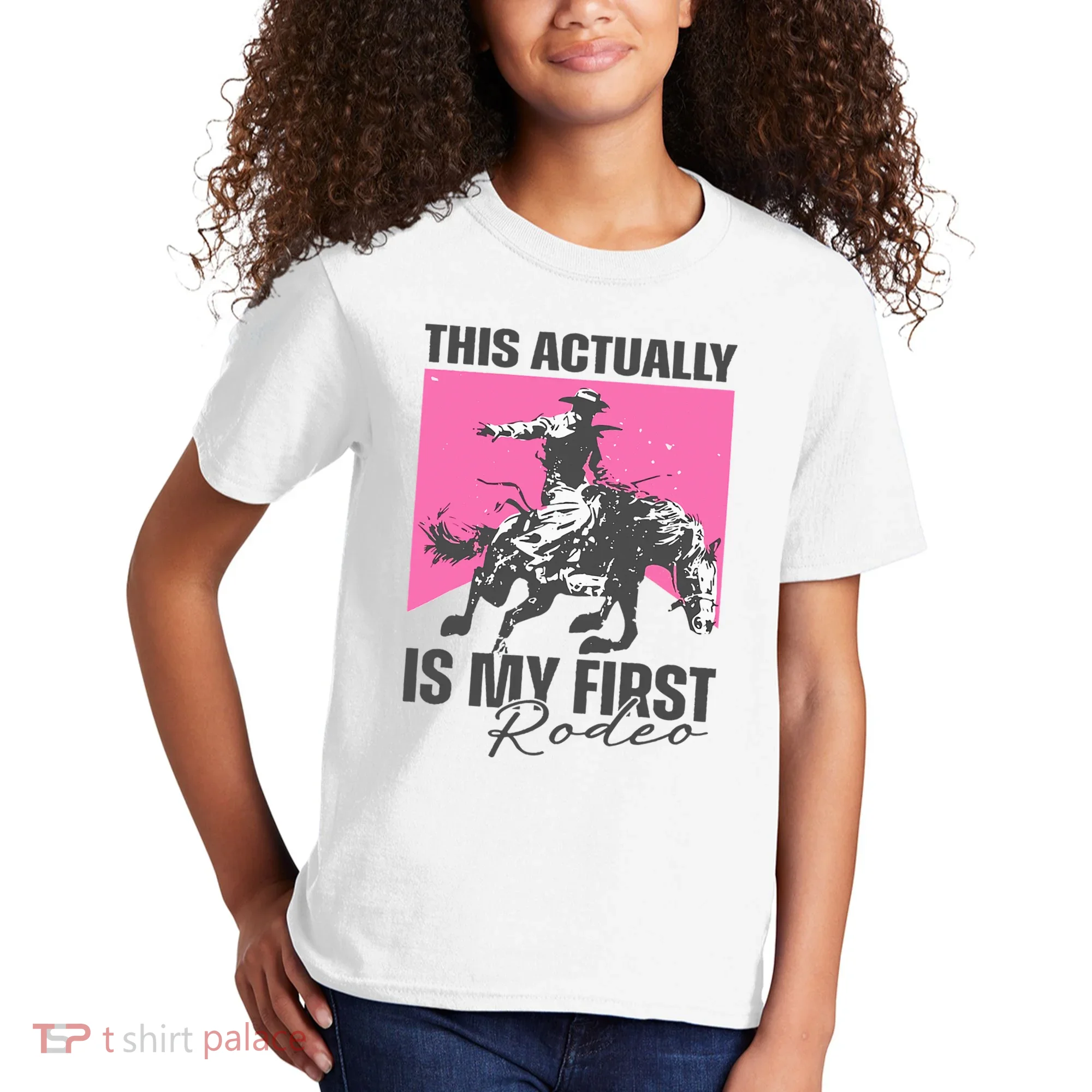 This Actually Is My First Rodeo Kids T-Shirt