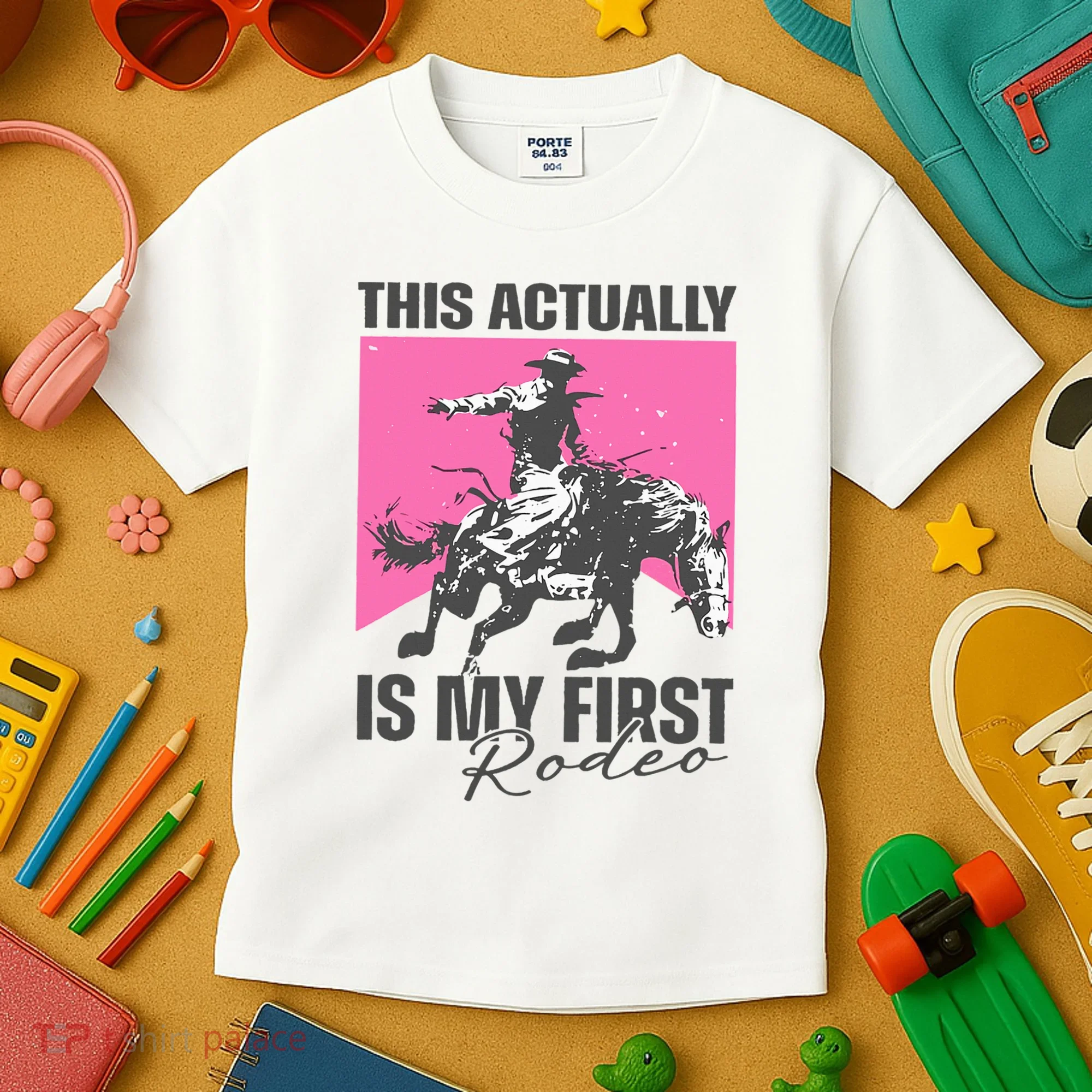 This Actually Is My First Rodeo Kids T-Shirt