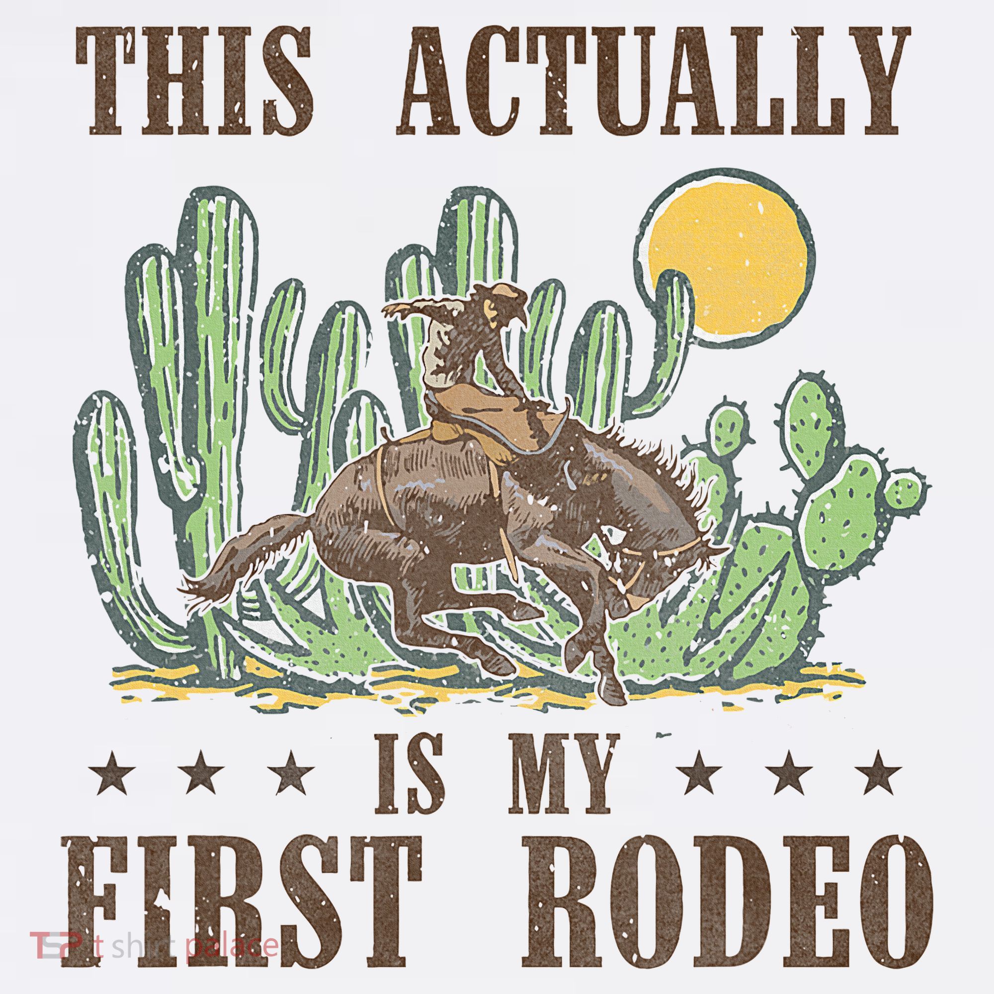 This Actually Is My First Rodeo Western Country Southern Apron