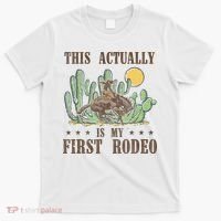 This Actually Is My First Rodeo Western Country Southern T-Shirt thumb 0