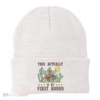 This Actually Is My First Rodeo Western Country Southern Beanie thumb 0
