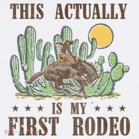 This Actually Is My First Rodeo Western Country Southern Women's Tank Top thumb 5