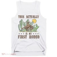 This Actually Is My First Rodeo Western Country Southern Tank Top thumb 0