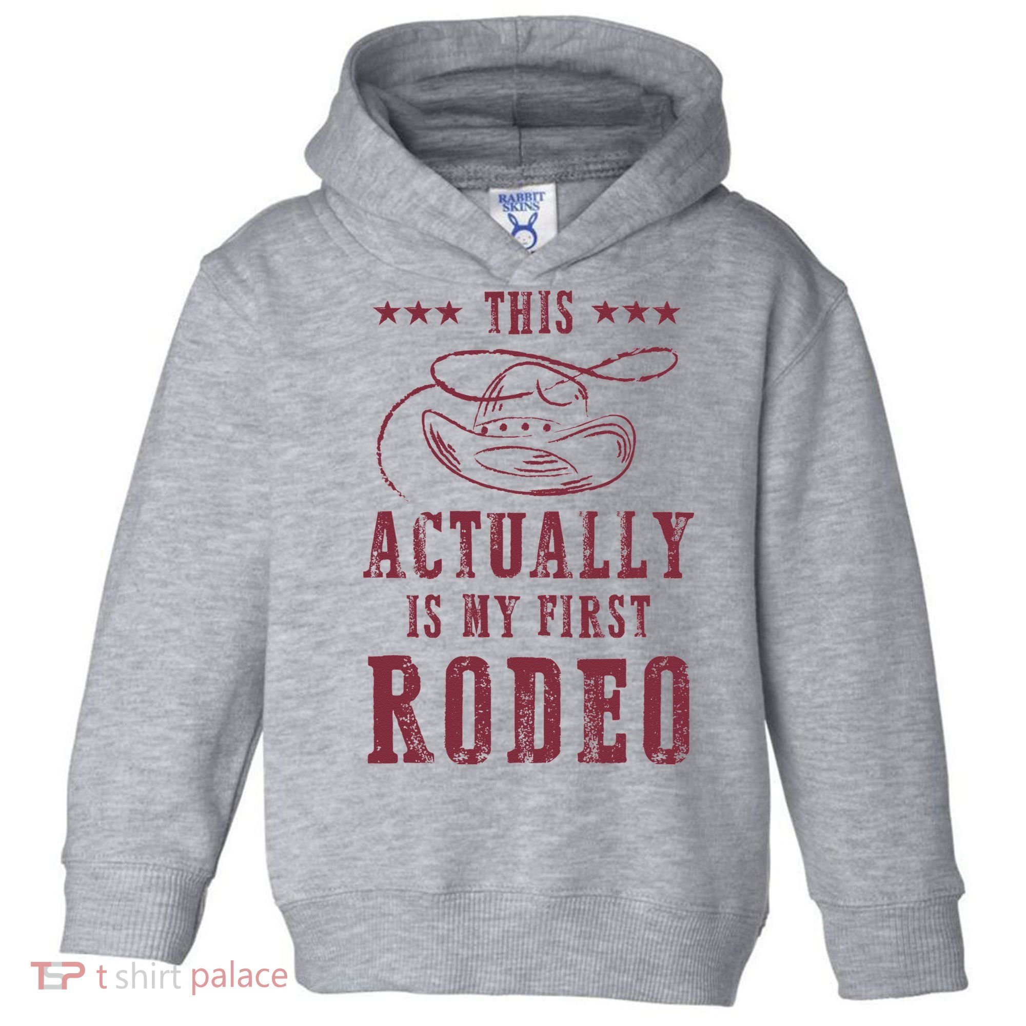 This Actually Is My First Rodeo Cow Toddler Hoodie