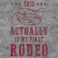 This Actually Is My First Rodeo Cow Toddler Hoodie thumb 2