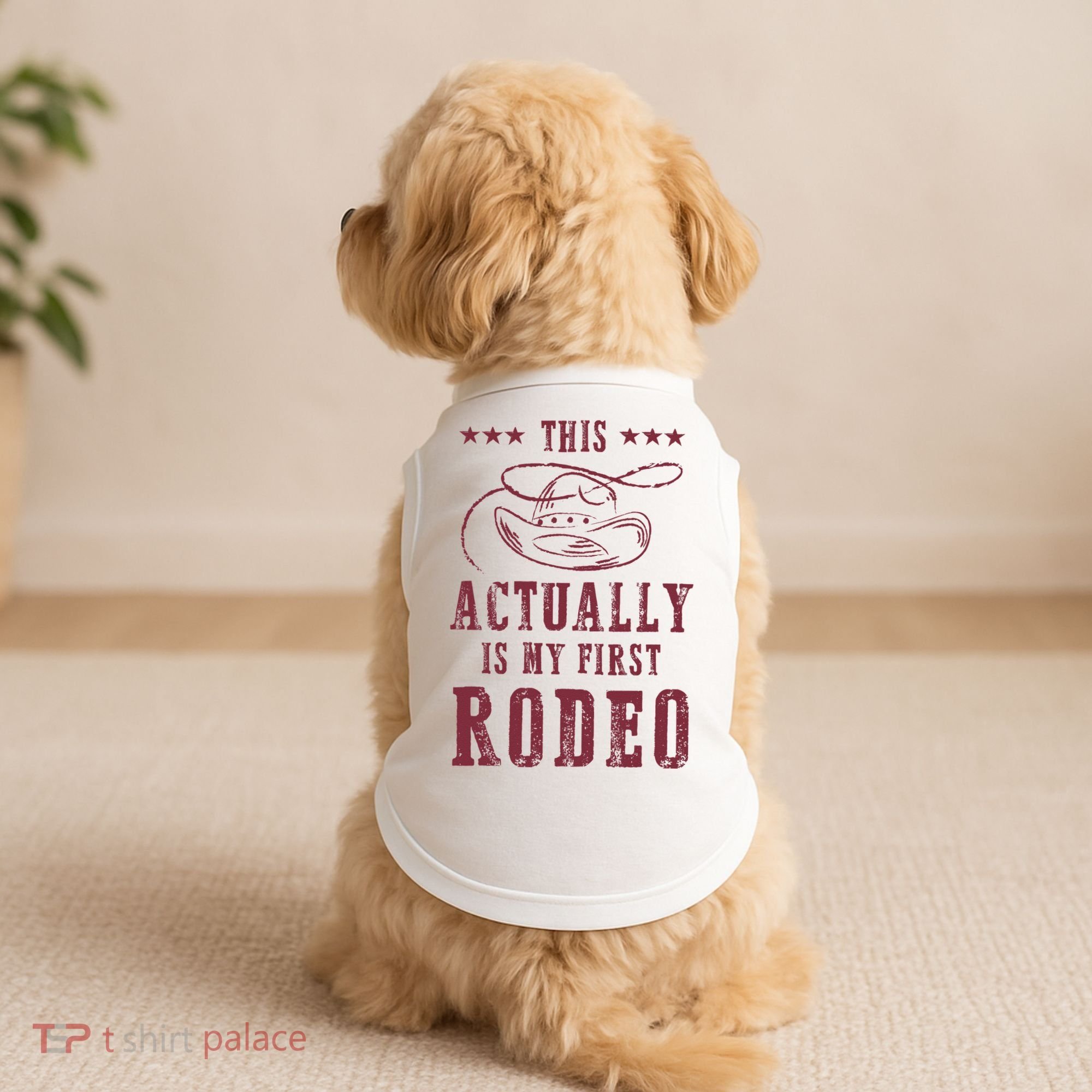 This Actually Is My First Rodeo Cow Doggie Tank