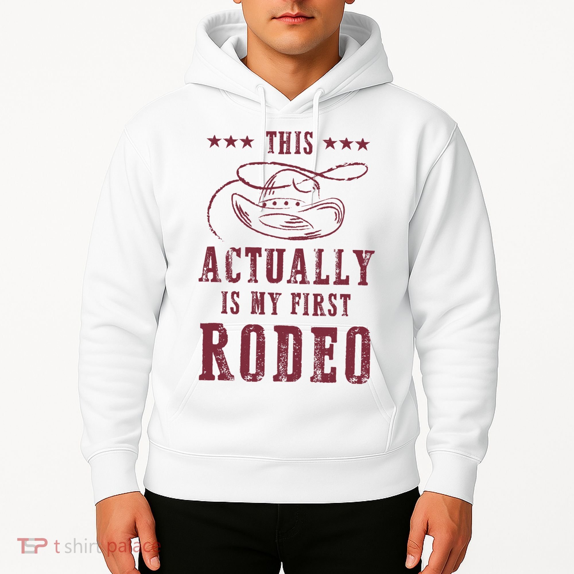 This Actually Is My First Rodeo Cow Hoodie