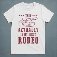 This Actually Is My First Rodeo Cow T-Shirt thumb 5