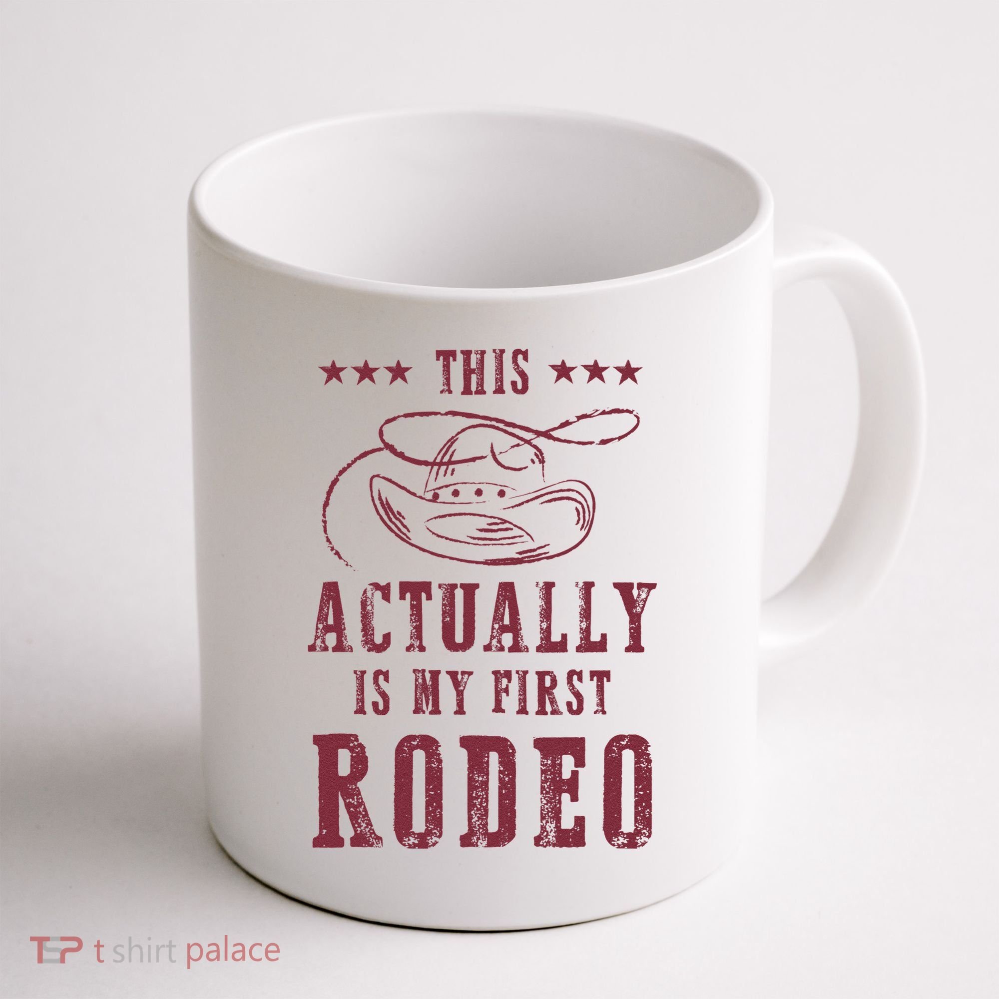 This Actually Is My First Rodeo Cow Coffee Mug