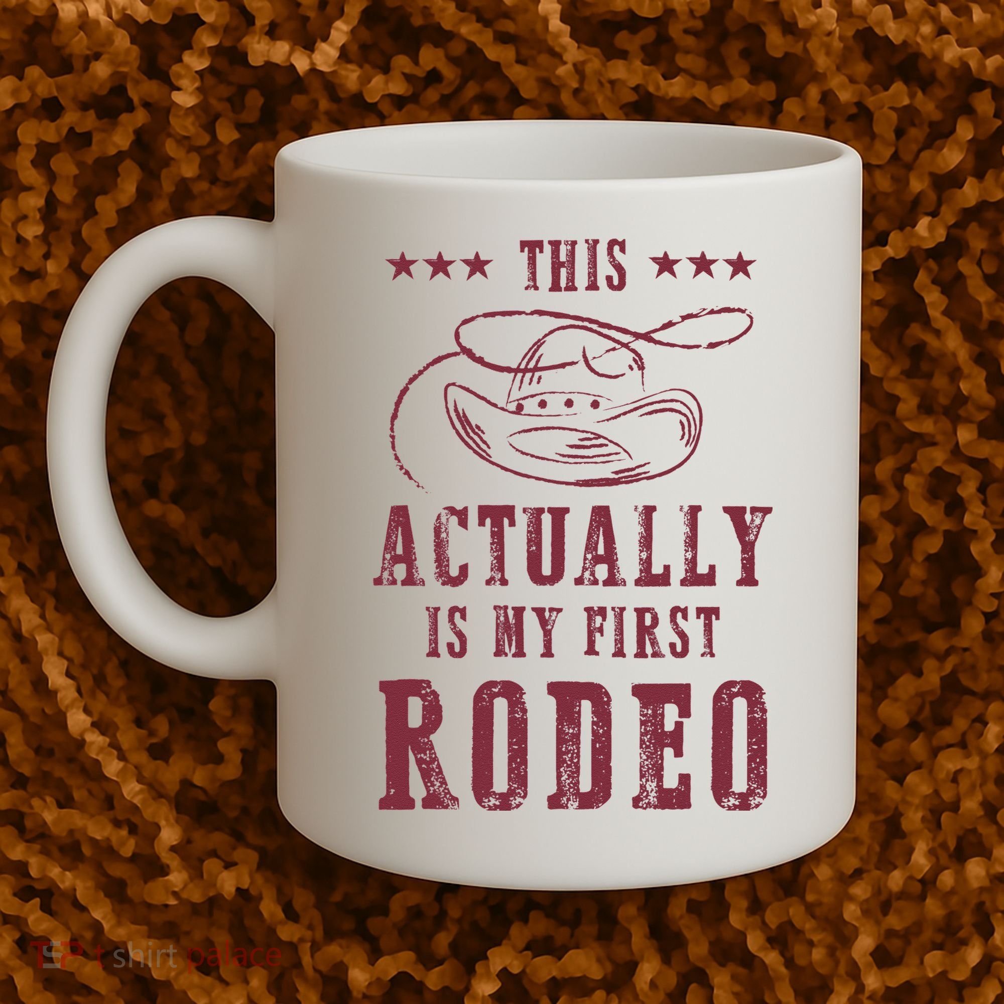 This Actually Is My First Rodeo Cow Coffee Mug