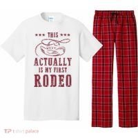 This Actually Is My First Rodeo Cow Pajama Set thumb 0