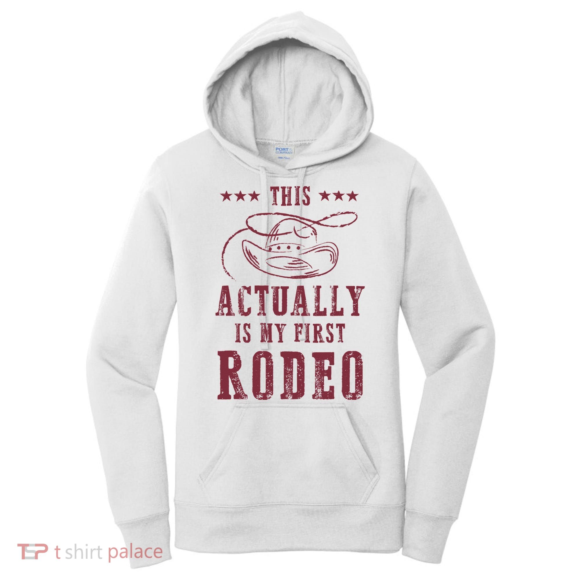 This Actually Is My First Rodeo Cow Women's Hoodie