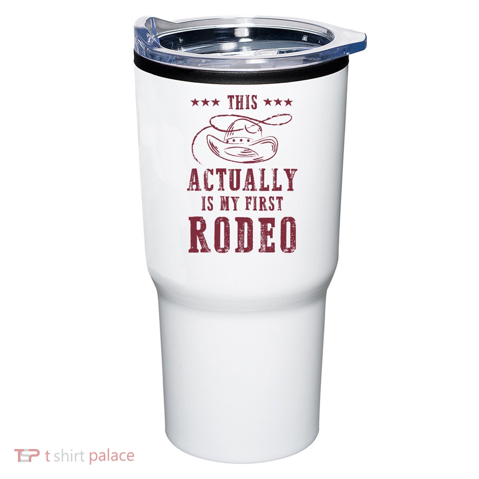 This Actually Is My First Rodeo Cow Tumbler