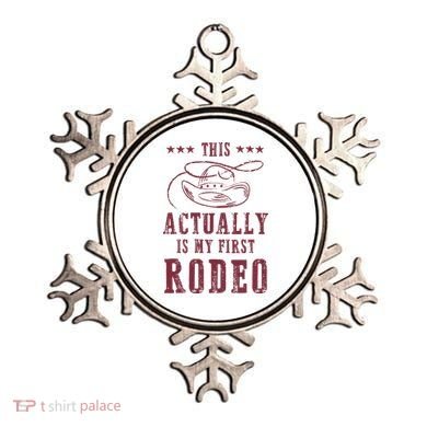 This Actually Is My First Rodeo Cow Ornament