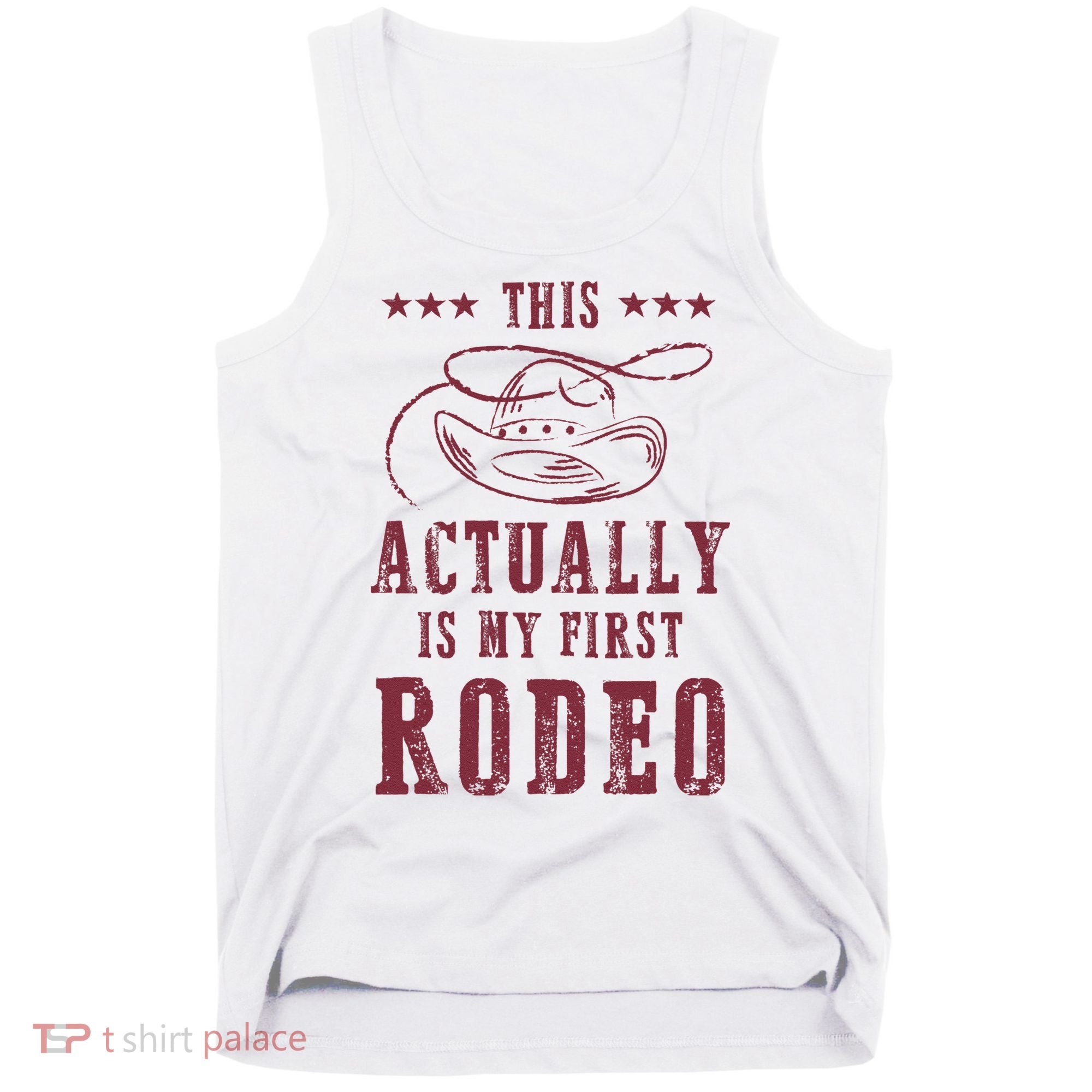 This Actually Is My First Rodeo Cow Tank Top