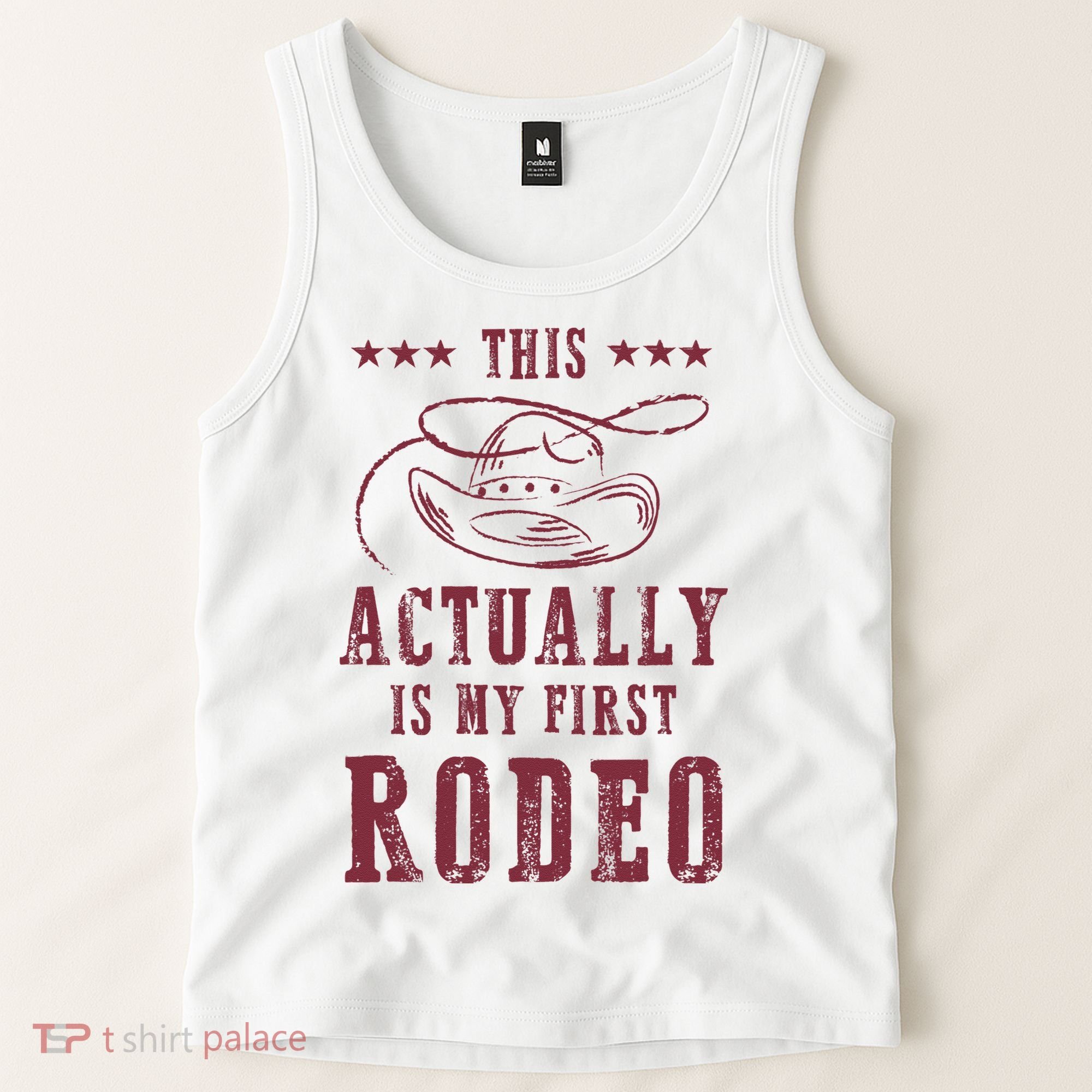 This Actually Is My First Rodeo Cow Tank Top