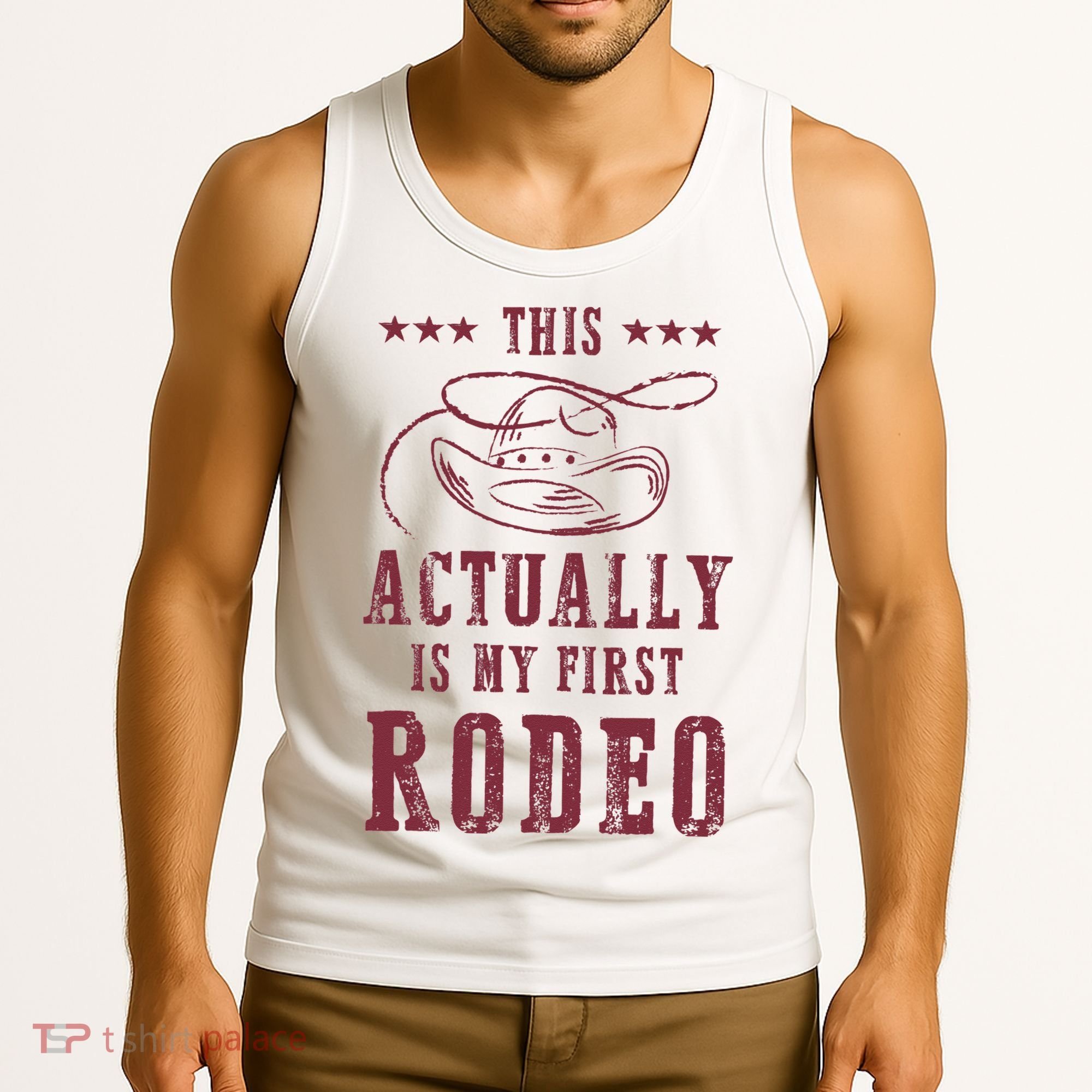 This Actually Is My First Rodeo Cow Tank Top
