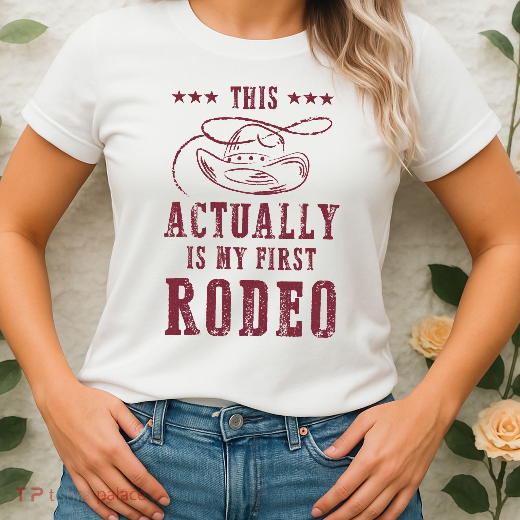 This Actually Is My First Rodeo Cow Women's T-Shirt