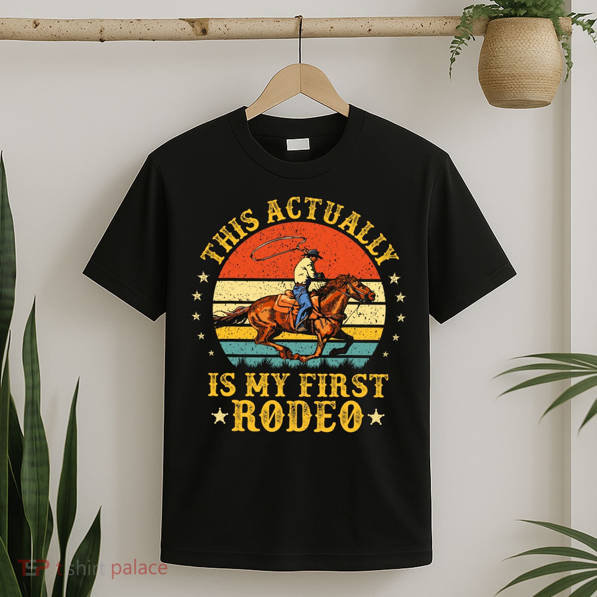 This Actually Is My First Rodeo Country Life Howdy Vintage T-Shirt