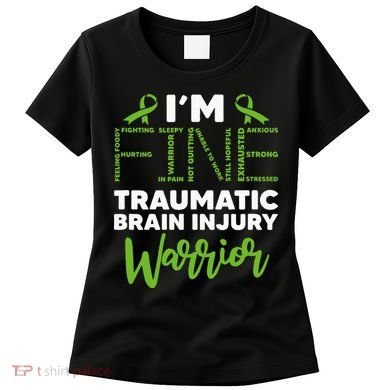 TBI Awareness Im Fine Traumatic Brain Injury Warrior Women's T-Shirt
