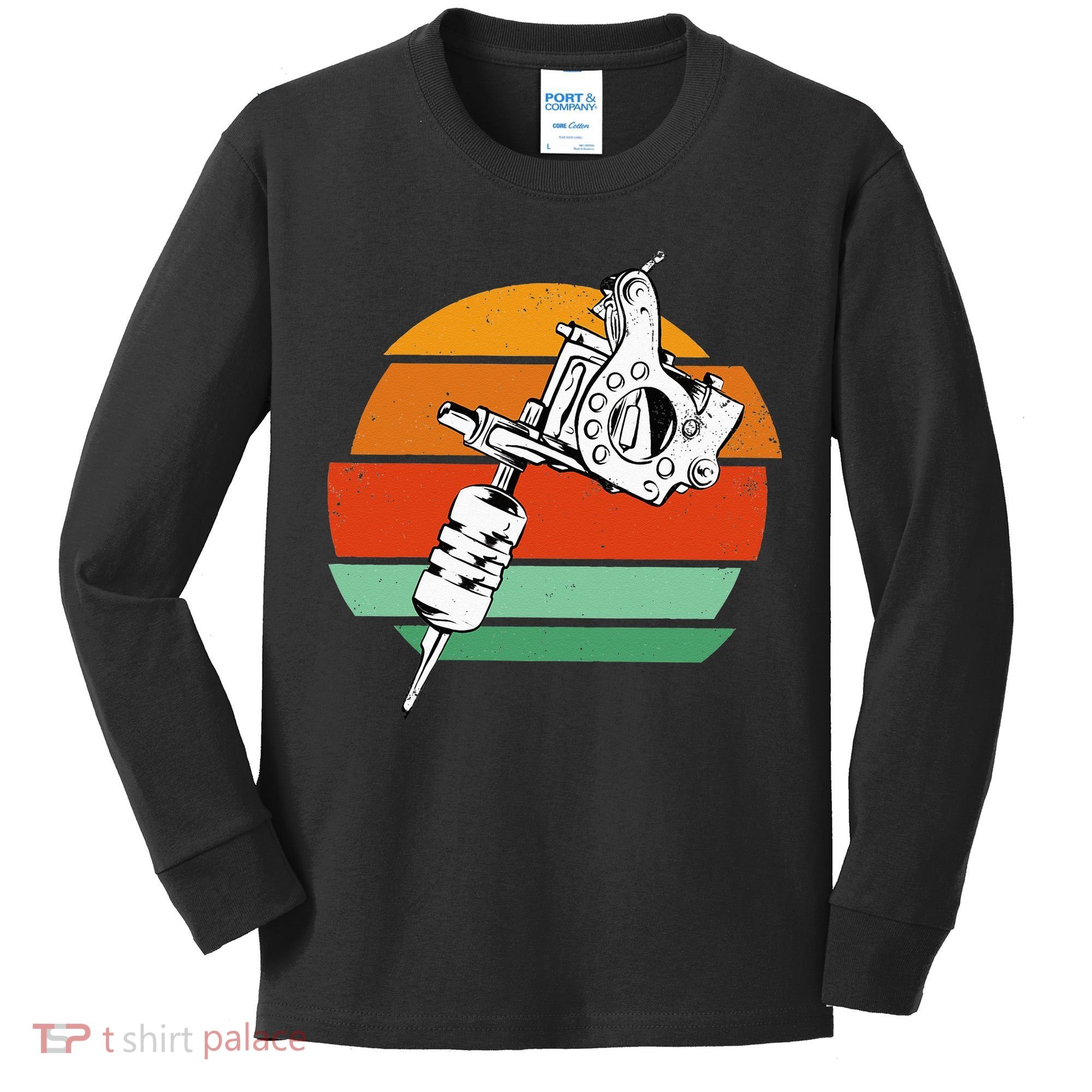 Tattoo Artist Ink Master Inking Machine Tattooist Kids Long Sleeve Shirt